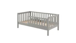 Peuter Bed 70 -Beddengoed Korting Winkel Baby Bed 70 grijs 2