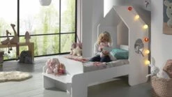 Bed Casami Met Dak -Beddengoed Korting Winkel Bed Casami met dak wit 1