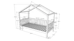 Sofabed Dallas Als Huis -Beddengoed Korting Winkel Bed Dallas als huis antraciet