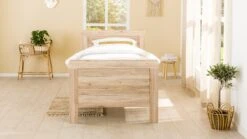 Beddengoed Korting Winkel -Beddengoed Korting Winkel Bed Elba licht eiken 1