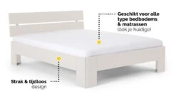 Bed Fresh Met Hoofdbord 8 Bed Fresh Met Hoofdbord -Beddengoed Korting Winkel Bed Fresh 400 met hoofdbord wit 2