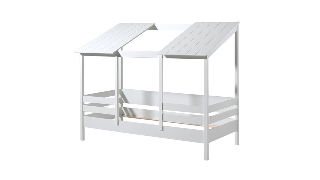 Bed HuisBed Inclusief Vensterbanken En 2 Dakpanelen 5 Bed HuisBed Inclusief Vensterbanken En 2 Dakpanelen - Afbeelding 3