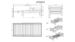 Bed Jumper -Beddengoed Korting Winkel Bed Jumper grijs 3