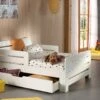 Bed Jumper Met Lade En Matras 140+60cm -Beddengoed Korting Winkel Bed Jumper met lade en matrs 160 40cm 5