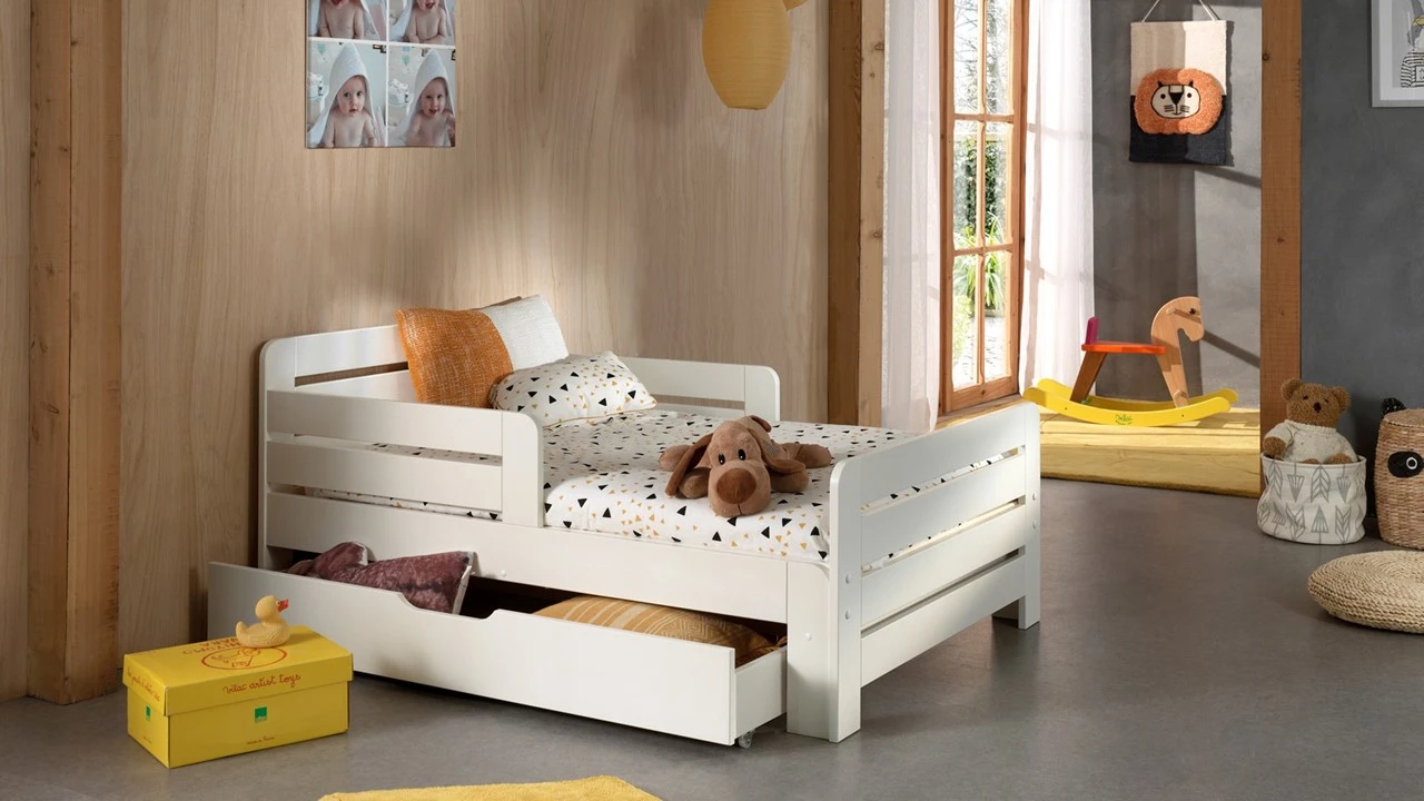 Bed Jumper Met Lade En Matras 160+40cm 3 Bed Jumper Met Lade En Matras 160+40cm