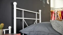 Bed Milano 1-persoons 9 Bed Milano 1-persoons -Beddengoed Korting Winkel Bed Milano wit 1