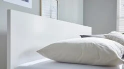 Bed Ragnar Met Hoofbord Hout -Beddengoed Korting Winkel Bed Ragnar met hoofbord hout wit 6