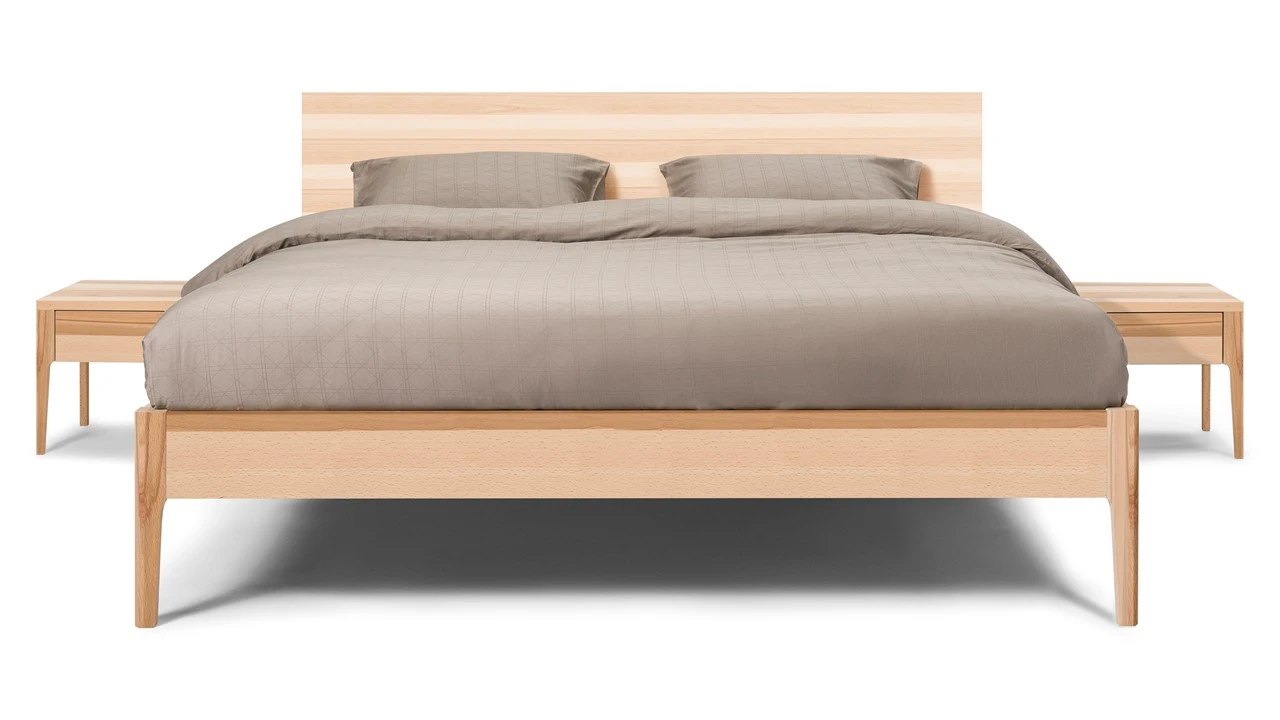 Karlsson Bed Sky Met Hoofdbord En Poten Hout 6 Karlsson Bed Sky Met Hoofdbord En Poten Hout - Afbeelding 4