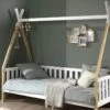 Sofabed Tipi -Beddengoed Korting Winkel Bed Tipi verhoogd wit