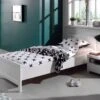 Bed Erik Met Nachtkast 1 Bed Erik Met Nachtkast -Beddengoed Korting Winkel Bed met nachtkast Erik wit