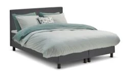 Box Ambra Vlak Met Gestoffeerd Matras 9 Box Ambra Vlak Met Gestoffeerd Matras -Beddengoed Korting Winkel Box Ambra vlak met gestoffeerd matras donkergrijs 2