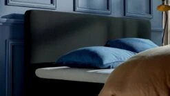 Karlsson Boxspring Attraktiv Lykka Vlak, Poten Malmö En Gestoffeerd Matras -Beddengoed Korting Winkel Boxspring Attraktiv Lykka vlak met gestoffeerd matras anthracite 2