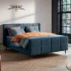 Karlsson Boxspring Attraktiv Trendik Vlak Met Gestoffeerd Matras -Beddengoed Korting Winkel Boxspring Attraktiv Trendik vlak met gestoffeerd matras challenger teal