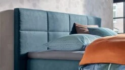 Karlsson Boxspring Attraktiv Trendik Vlak Met Gestoffeerd Matras -Beddengoed Korting Winkel Boxspring Attraktiv Trendik vlak met gestoffeerd matras challenger teal 2