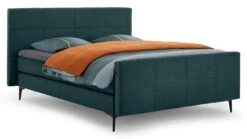 Karlsson Boxspring Attraktiv Trendik Vlak Met Gestoffeerd Matras -Beddengoed Korting Winkel Boxspring Attraktiv Trendik vlak met gestoffeerd matras challenger teal 4