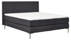 Boxspring Emerald Vlak Met Gestoffeerd Matras -Beddengoed Korting Winkel Boxspring Emerald vlak met gestoffeerd matras 4