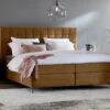 Boxspring Jade Vlak Met Gestoffeerd Matras