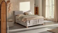 Karlsson Boxspring Solid Lina Verstelbaar Met Gestoffeerd Matras