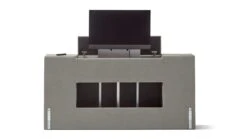 Karlsson Boxspring Unik Varje Verstelbaar Met Gestoffeerd Matras En Voetbord Met Tv-lift -Beddengoed Korting Winkel Boxspring Unik Varje verstelbaar met gestoffeerd matras en voetbord met TV lift wood 6