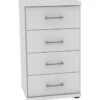 Commode Bienne Met 4 Laden -Beddengoed Korting Winkel Commode Bienne met 4 laden alpine wit