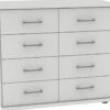 Commode Bienne Met 8 Laden -Beddengoed Korting Winkel Commode Bienne met 8 laden alpine wit
