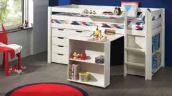 Commode 4 Laden Pino/Scott 6 Commode 4 Laden Pino/Scott -Beddengoed Korting Winkel Commode Pino 4 laden wit 1