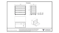 Commode 4 Laden Pino/Scott 7 Commode 4 Laden Pino/Scott -Beddengoed Korting Winkel Commode Pino 4 laden wit 2