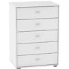 Commode Tokio Met 5 Laden -Beddengoed Korting Winkel Commode Tokio met 5 laden wit