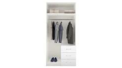 Draaideurkast Compact Met Laden -Beddengoed Korting Winkel Draaideurkast Compact met laden wit 2