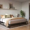 Emma Metal Bed -Beddengoed Korting Winkel Emma Metal bed met Essential matras Zwart