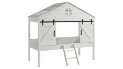 Halfhoogslaper Barnie -Beddengoed Korting Winkel Halfhoogslaper Barnie wit 2