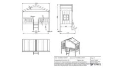 Halfhoogslaper HuisBed -Beddengoed Korting Winkel Halfhoogslaper HuisBed wit 3