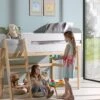 Halfhoogslaper Kiddy -Beddengoed Korting Winkel Halfhoogslaper Kiddy wit