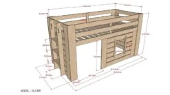 Halfhoogslaper Oliver -Beddengoed Korting Winkel Halfhoogslaper Oliver bruin 2