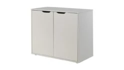 Halfhoogslaper Scott Met Bureau En 2 Commodes -Beddengoed Korting Winkel Halfhoogslaper Scott met bureau en 2 commodes wit 4