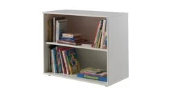 Halfhoogslaper Scott Met Bureau En Boekenkast -Beddengoed Korting Winkel Halfhoogslaper Scott met bureau en boekenkast wit 3