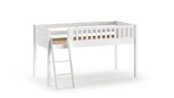 Halfhoogslaper Scott Met Bureau En Commode -Beddengoed Korting Winkel Halfhoogslaper Scott met bureau en commode wit 2