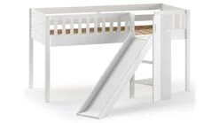 Halfhoogslaper Scott Met Glijbaan 7 Halfhoogslaper Scott Met Glijbaan -Beddengoed Korting Winkel Halfhoogslaper Scott met glijbaan wit 2