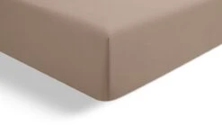 Hoeslaken Beter Bed Select Biologisch Perkal Matras -Beddengoed Korting Winkel Hoeslaken Biologisch perkal matras taupe 3