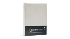 Hoeslaken Beter Bed Select Biologisch Perkal Topper -Beddengoed Korting Winkel Hoeslaken Biologisch perkal topper grijs 4