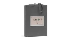 Hoeslaken Kayori Jersey Kyoto -Beddengoed Korting Winkel Hoeslaken Jersey Kyoto antraciet 4