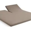 Hoeslaken Kayori Jersey Kyoto Splittopper -Beddengoed Korting Winkel Hoeslaken Jersey Kyoto splittopper taupe