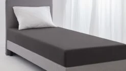 Hoeslaken Beter Bed Select Jersey -Beddengoed Korting Winkel Hoeslaken Jersey antraciet 1