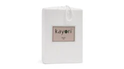 Hoeslaken Kayori Kyoto Topper -Beddengoed Korting Winkel Hoeslaken Kyoto topper offwhite 3