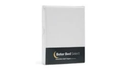 Hoeslaken Beter Bed Select Perkal Splittopper -Beddengoed Korting Winkel Hoeslaken Perkal splittopper wit 4