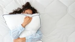 Hoofdkussen Silvana Comfort Blauw -Beddengoed Korting Winkel Hoofdkussen Silvana Comfort Blauw 1