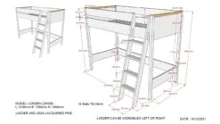 Hoogslaper Londen -Beddengoed Korting Winkel Hoogslaper Londen wit 2