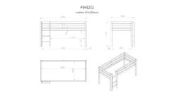 Hoogslaper Pino Laag -Beddengoed Korting Winkel Hoogslaper Pino laag wit 2