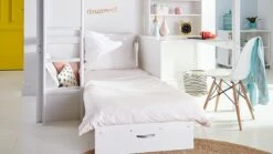 Hoogslaper Puck -Beddengoed Korting Winkel Hoogslaper Puck wit 2