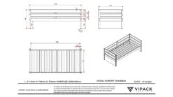 Kajuitbed Margrit 90 -Beddengoed Korting Winkel Kajuitbed Margrit 90 bruin 2